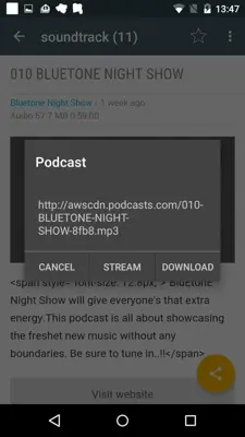 Bluetone android App screenshot 1